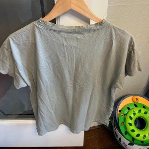 MATE the Label Organic Cotton Classic Tee Aloe Light Green size small